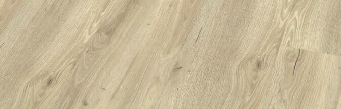 Nahaufnahme eines Klick Vinyls in hellbrauner Holzoptik mit klaren schwarzen Furchen und Rissen